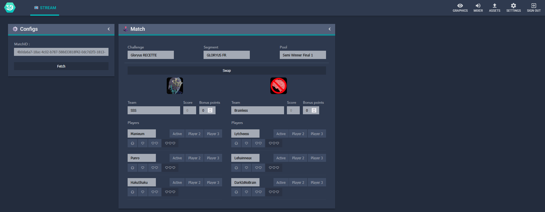 Screen page d'accueil du projet